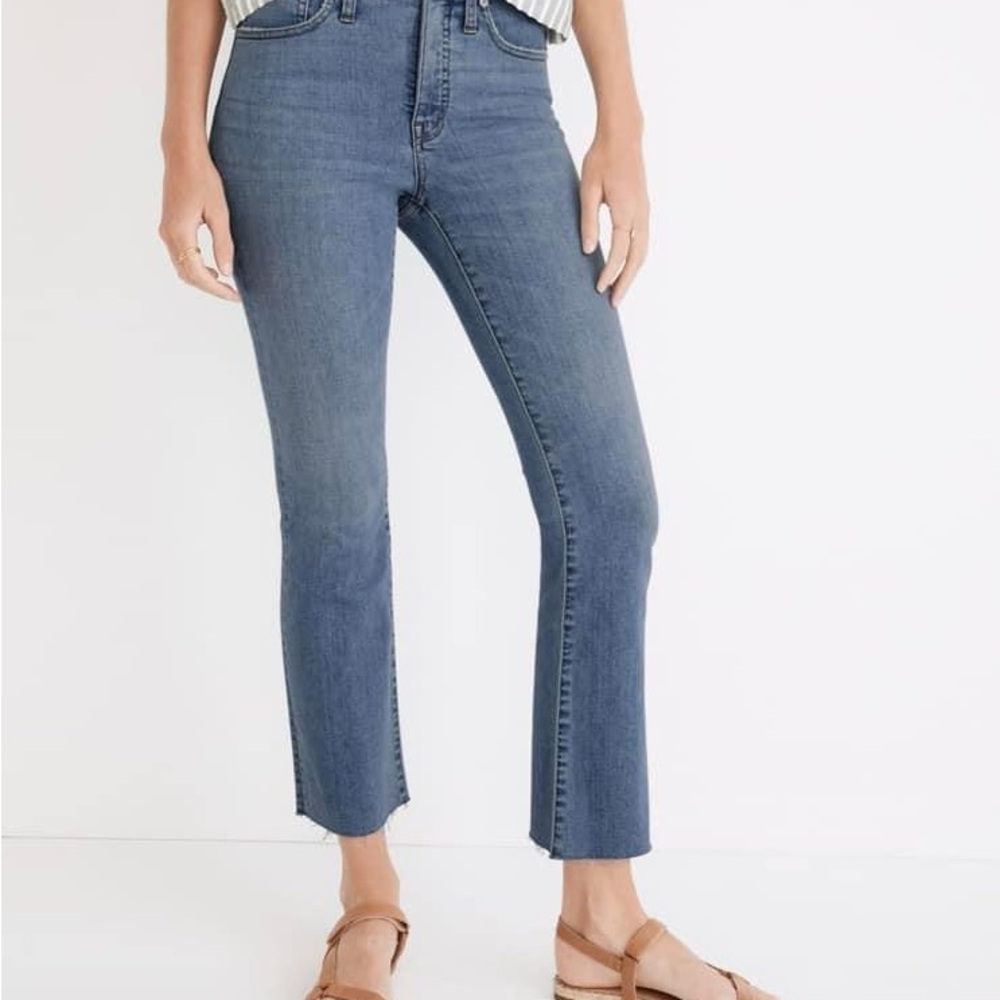 Madewell Cali Demi-Boot Jeans in Shoreham Wash